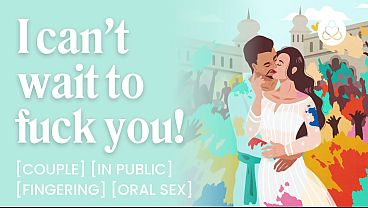 ASMR Audio Porn: Fucking my Boyfriend in Public at the Holi Festival – Oral, Fingering & Teasing – Erotic Audio Roleplay for Women