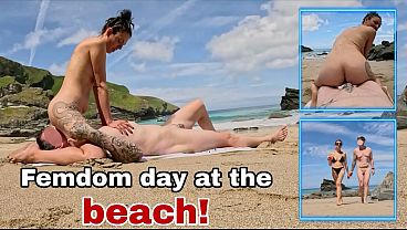 Training Zero Femdom Day at the Beach